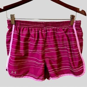Under Armour Heat Gear Women’s Running Shorts Size L Workout Shorts Athletic